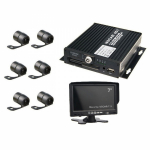 Видеорегистратор для автошколы NSCAR 602 готовый комплект: 4х канальный регистратор, 6 камер, 7″монитор, микрофон